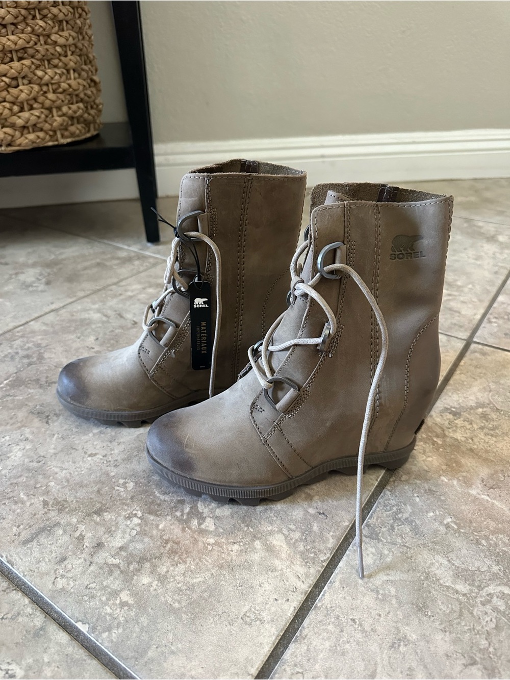 Sorel Joan Of Arctic Wedge II Lace Up Boots